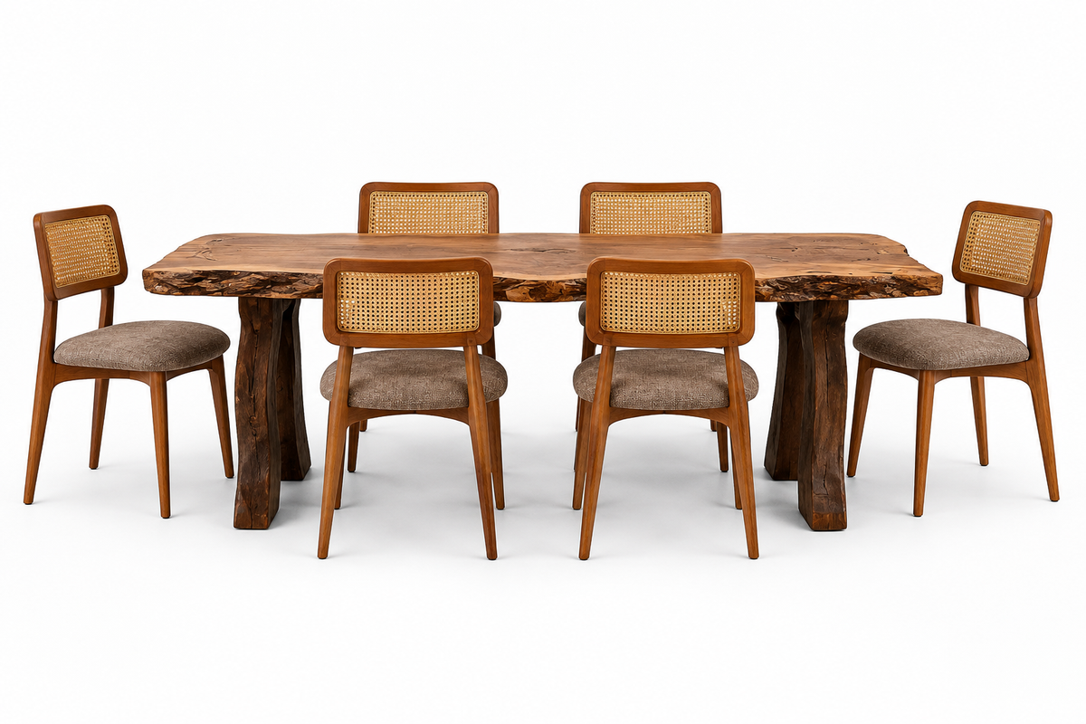 Kaya Dining Table – 6 Chairs