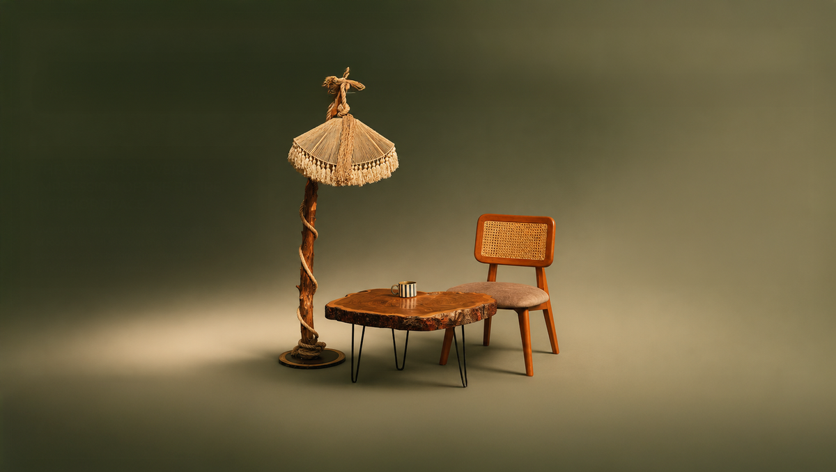 Kaya Sant Tree Table – Metal Legs