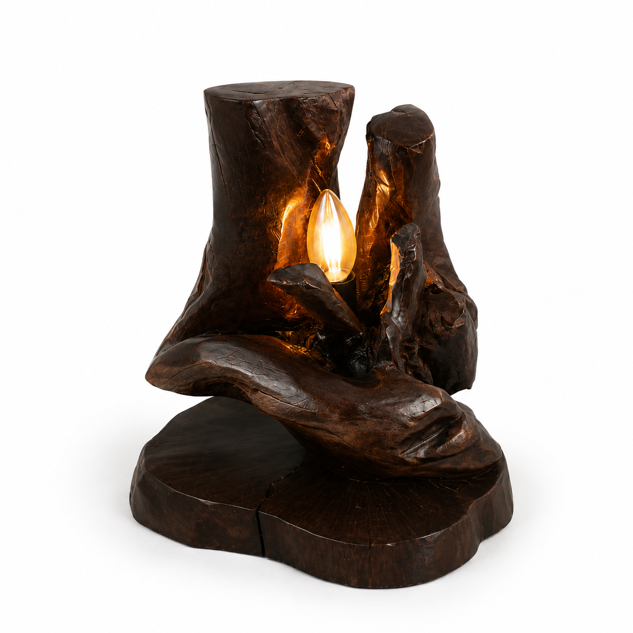 Kaya Wooden Table Lamp