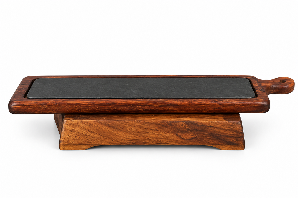 Kaya black slate platter