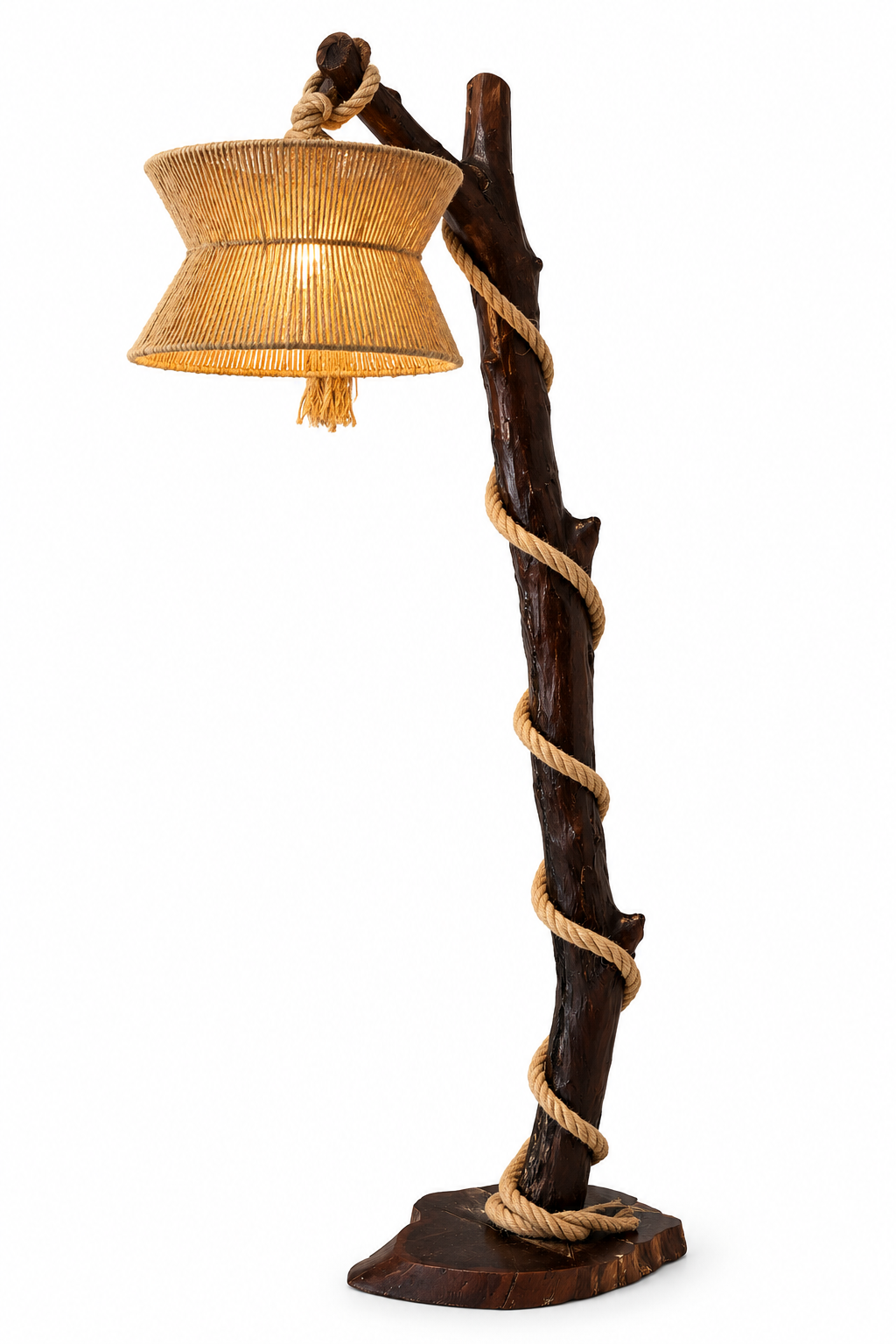 Kaya Wooden Floor Lamp