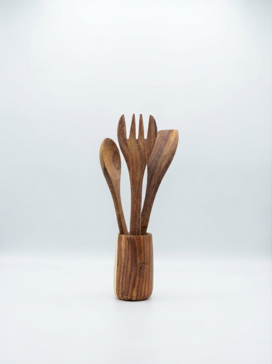KAYA Wooden Utensil Set