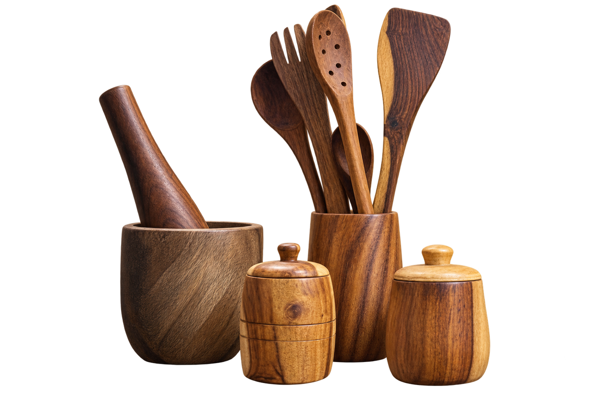 Wooden utensils and Smasher Bundle