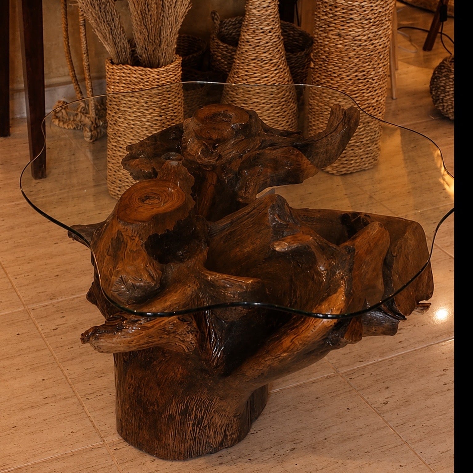Kaya Olive Tree Root Table