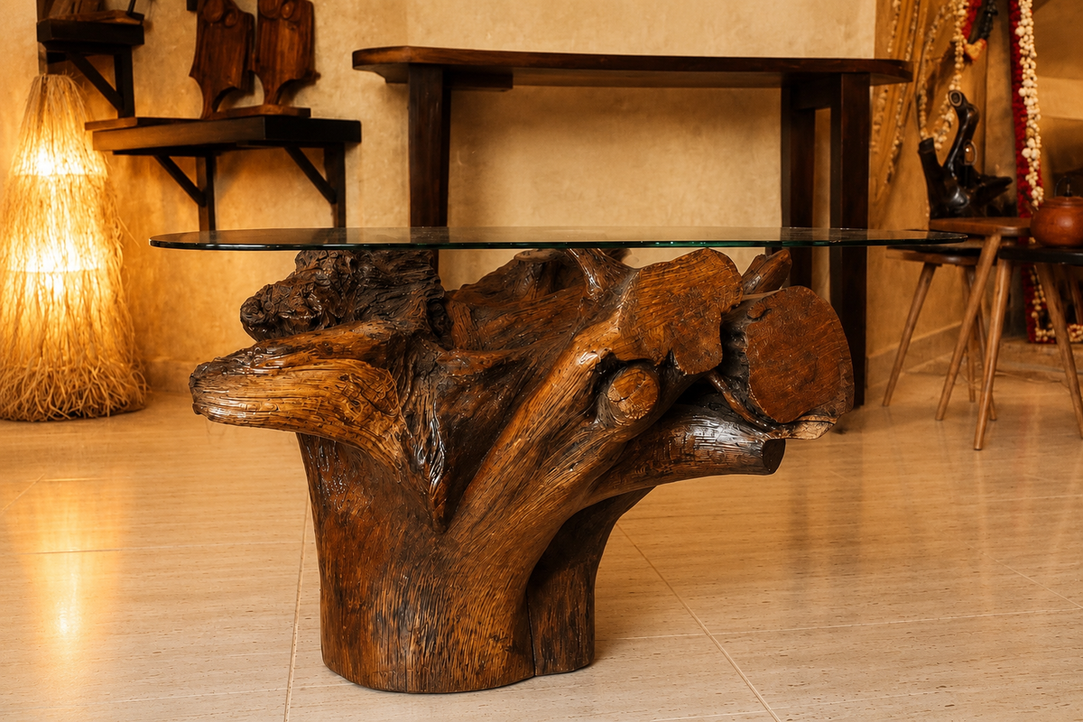 Kaya Olive Tree Root Table