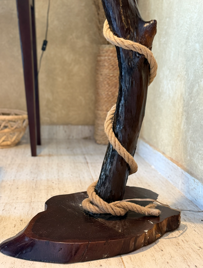 Kaya Wooden Floor Lamp