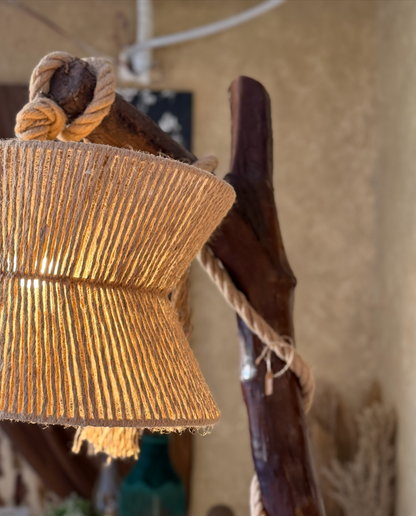 Kaya Wooden Floor Lamp