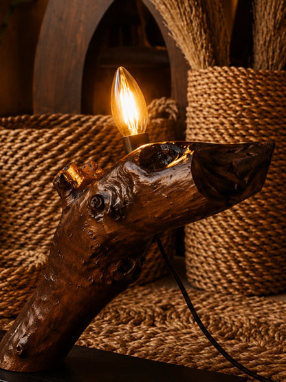 Kaya Wooden Table Lamp